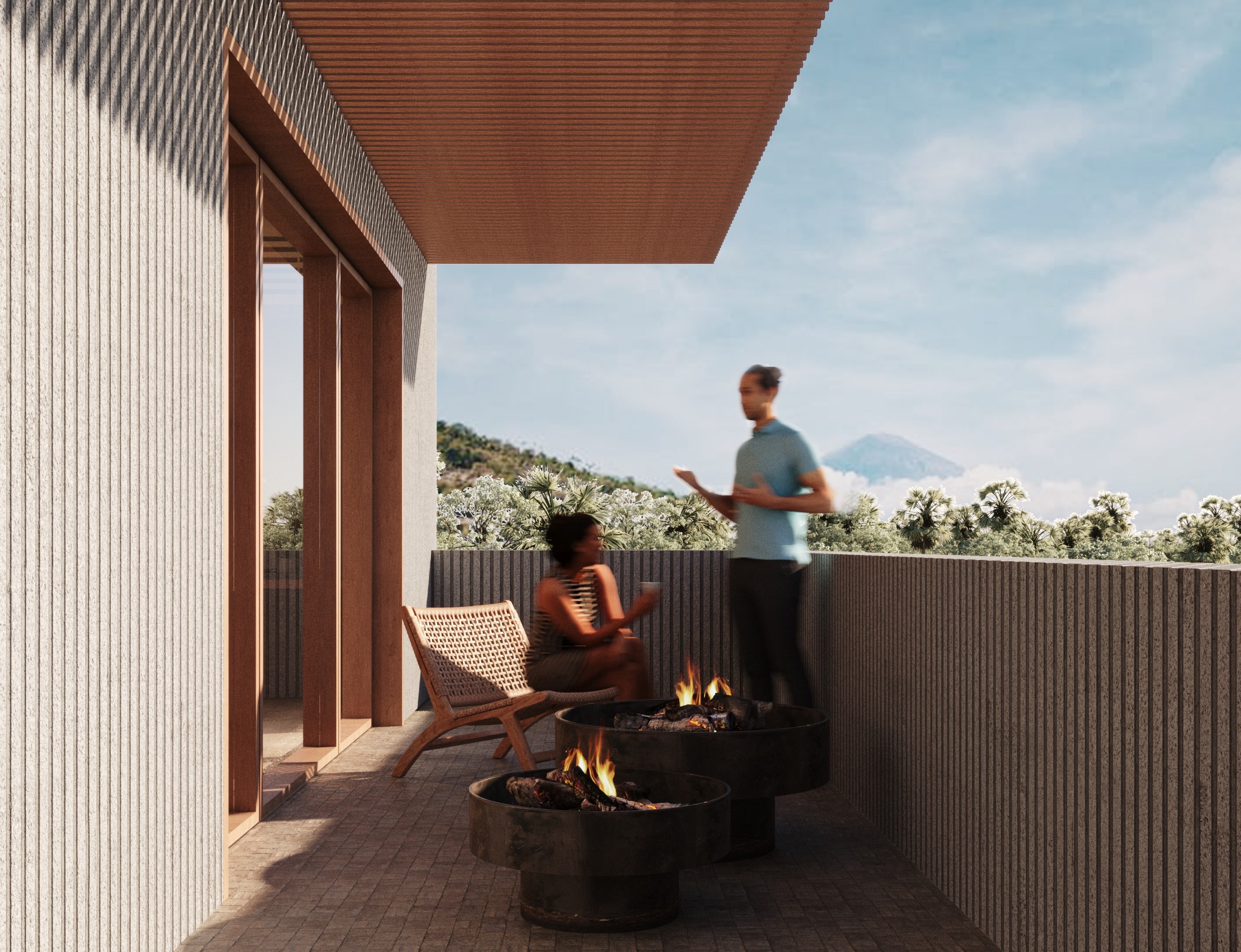 Penthouse ensuite perspective