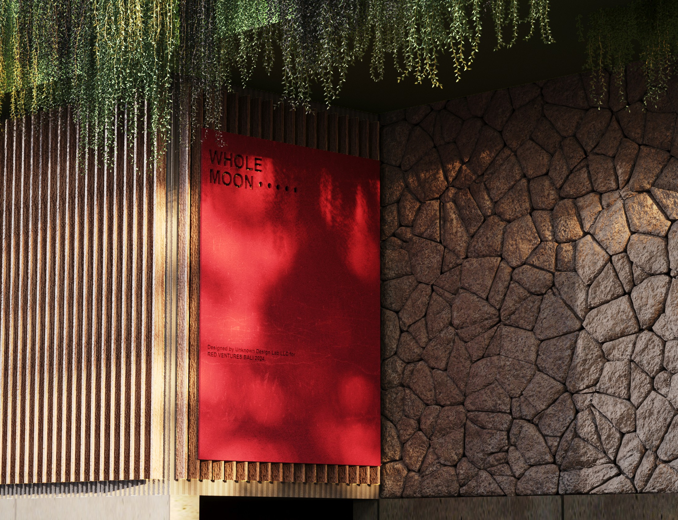 Type B lounge hall with large windows.